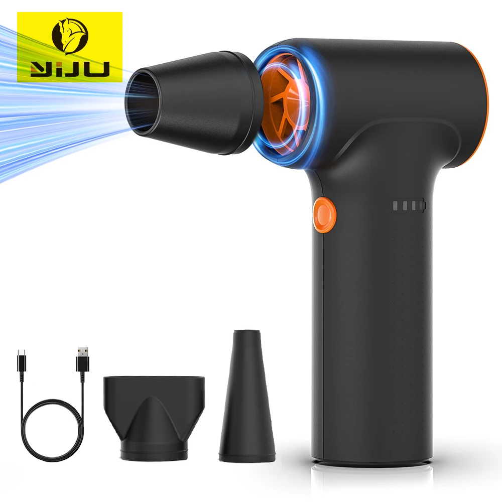 YIJY 130000 دورة في الدقيقة مروحة نفاثة Turbofan عالية الطاقة يده مروحة نفاثة فرش السيارات متغير السرعة منفاخ الغبار تنظيف أداة منفضة الهواء