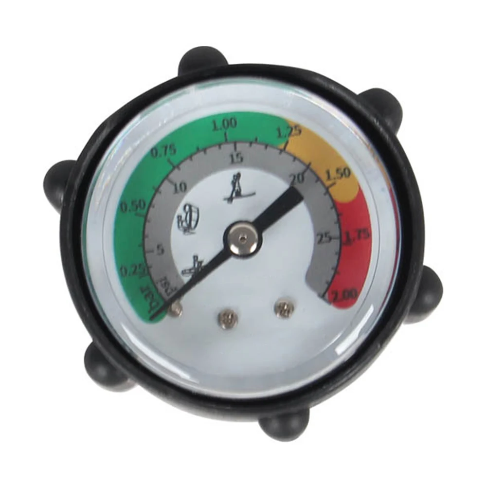 Kayak Air Pressure Gauge Detector 30PSI High Pressure Display Meter 2bar High Pressure Indicator Inflatable Boat Kayaking Access