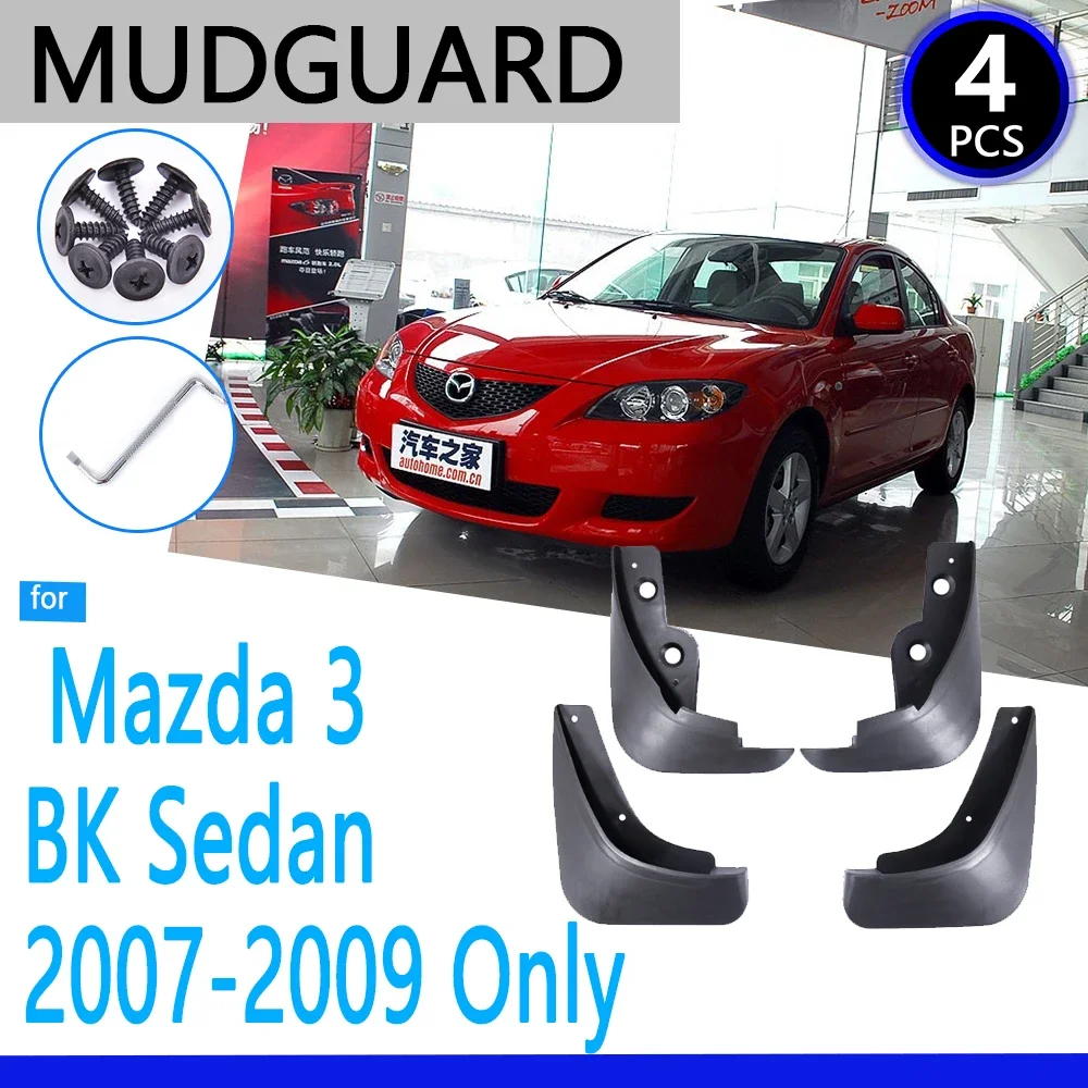 

Mudguards fit for Mazda 3 BK Saloon Sedan 2004~2009 2005 2006 2007 2008 Car Accessories Mudflap Fender Auto Replacement Parts