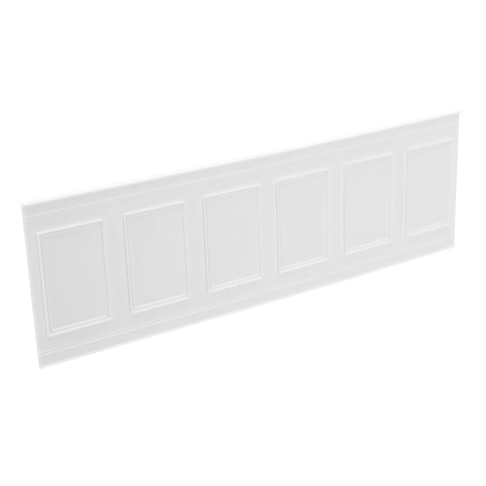 House Dollhouse Self Adhesive Trim Molding Peel and Stick Panel Decor Baseboard White Flexible Accent Wall