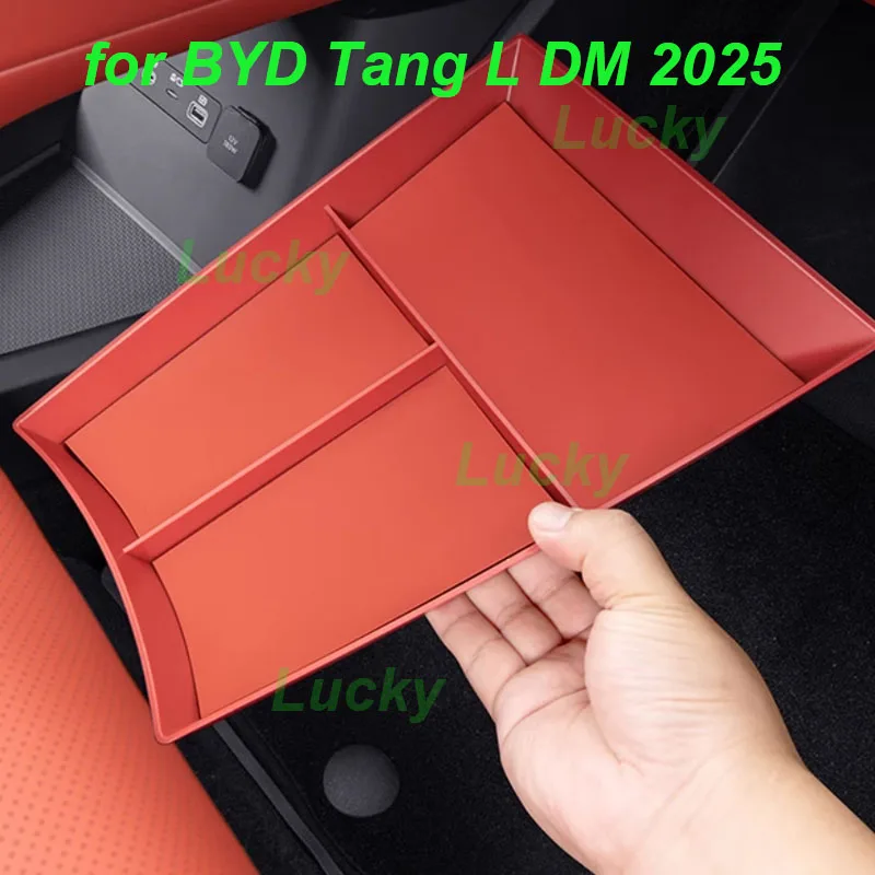 

Car Under Central Console Storage Box for BYD Tang L DM 2025 ABS Storage Box Stowing Compartment Interior Accessories