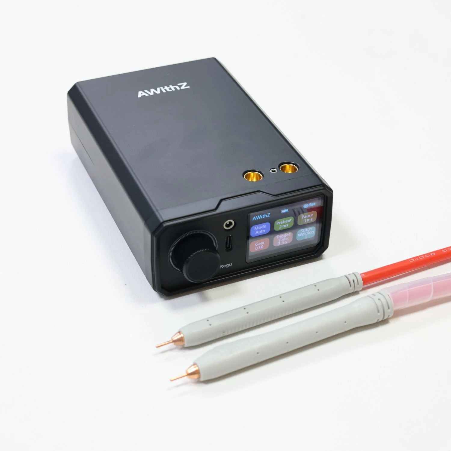 Awithz UK3 1650A 13,8 кВт Портативный аппарат для точечной сварки Ручной регулируемый сварочный аппарат для аккумулятора с педалью Новое состояние