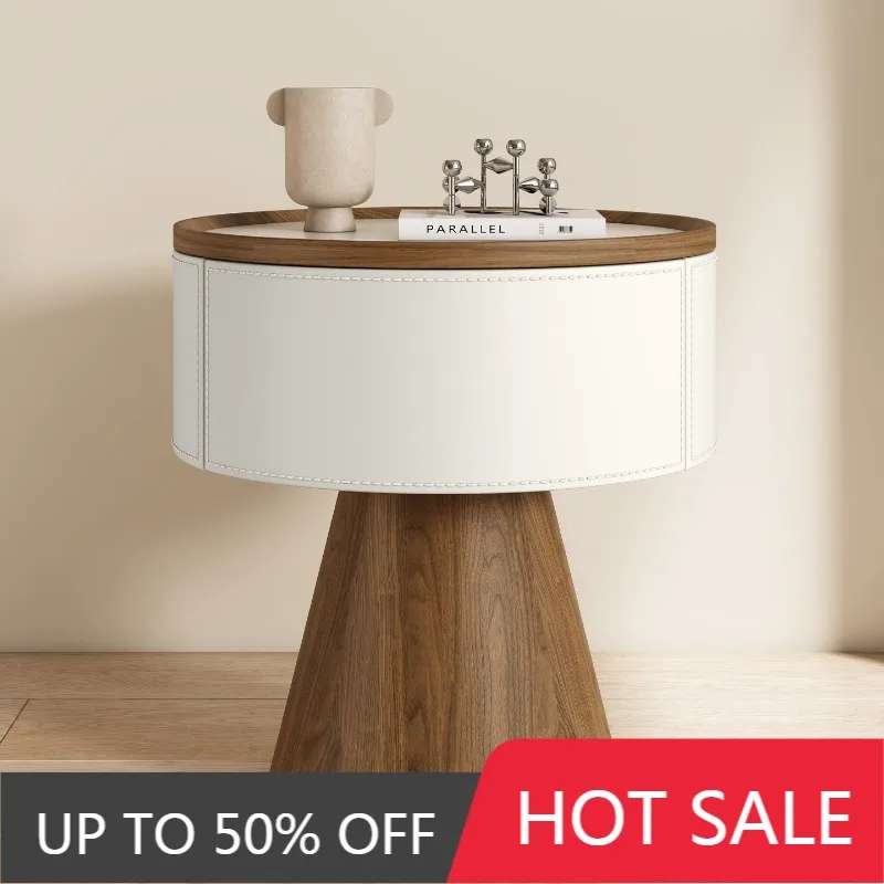 Vintage Storage Nightstand Luxury Nordic Modern Aesthetic Trendy Display Nightstand Table De Chevet Bedroom Furniture
