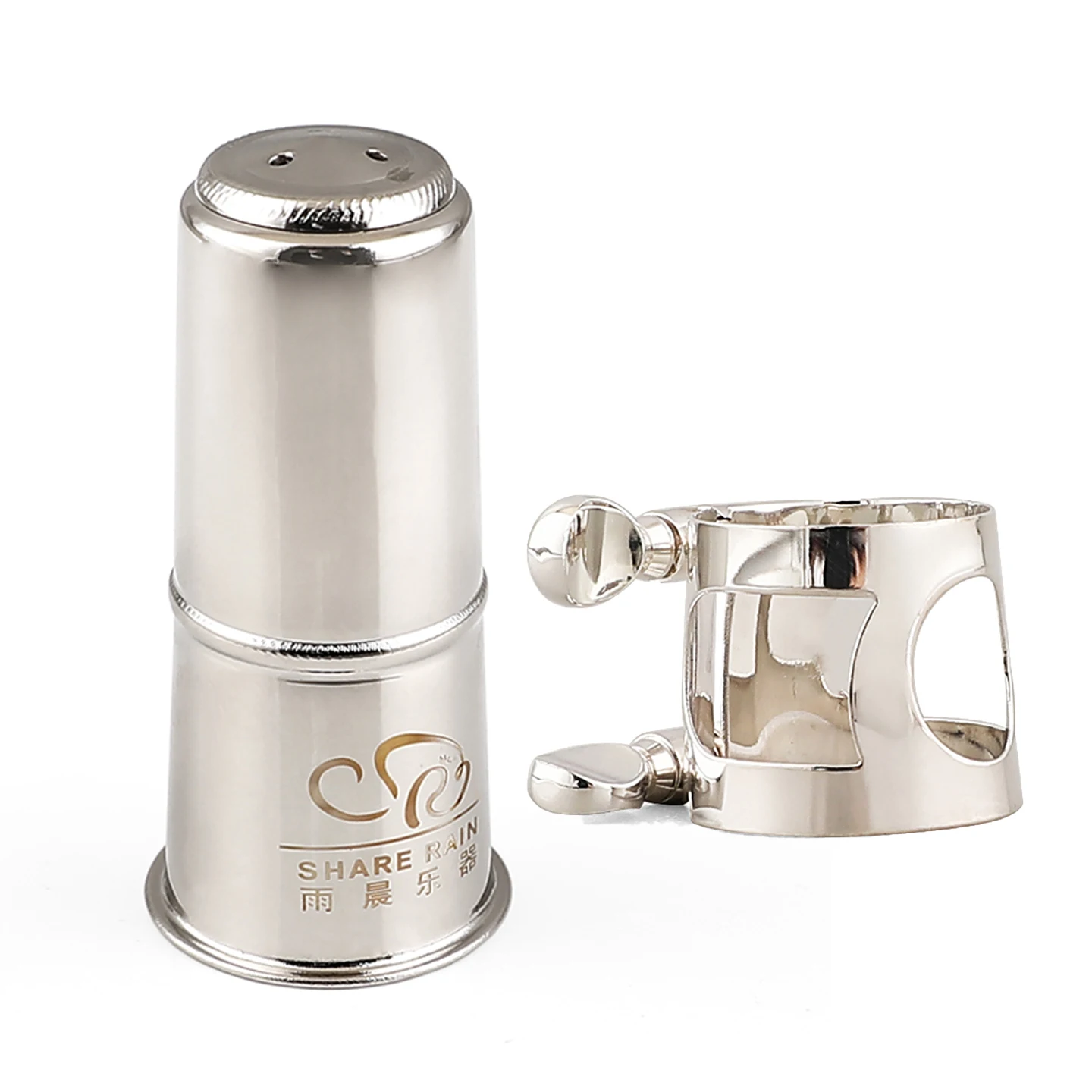 SHARE RAIN Eb alto Bb Soprano Tenor SAX Clarinet Hard rubber Ebonite metal Beechler mouthpiece appropriative metal ligature