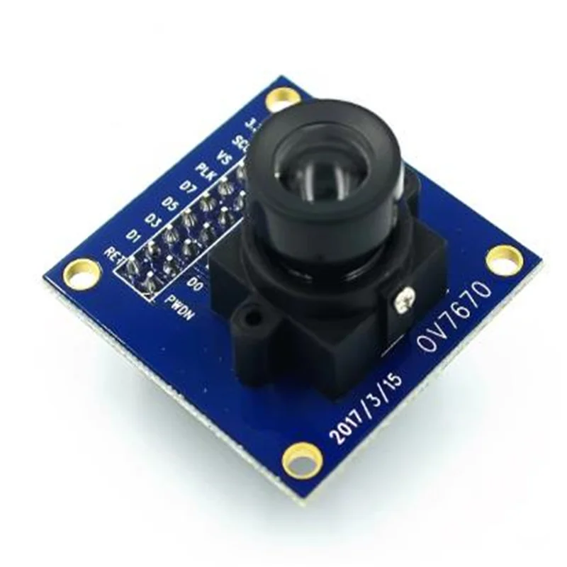 OV7670 camera module Supports VGA CIF auto exposure control display active size 640X480 for Arduino