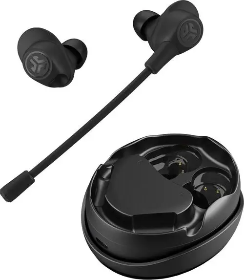 JLab EBWRKBDSRBLK82 Work Buds True Wireless Earbuds - In-Ear - Noise Cancelling - Bluetooth - Black - Used-Like New