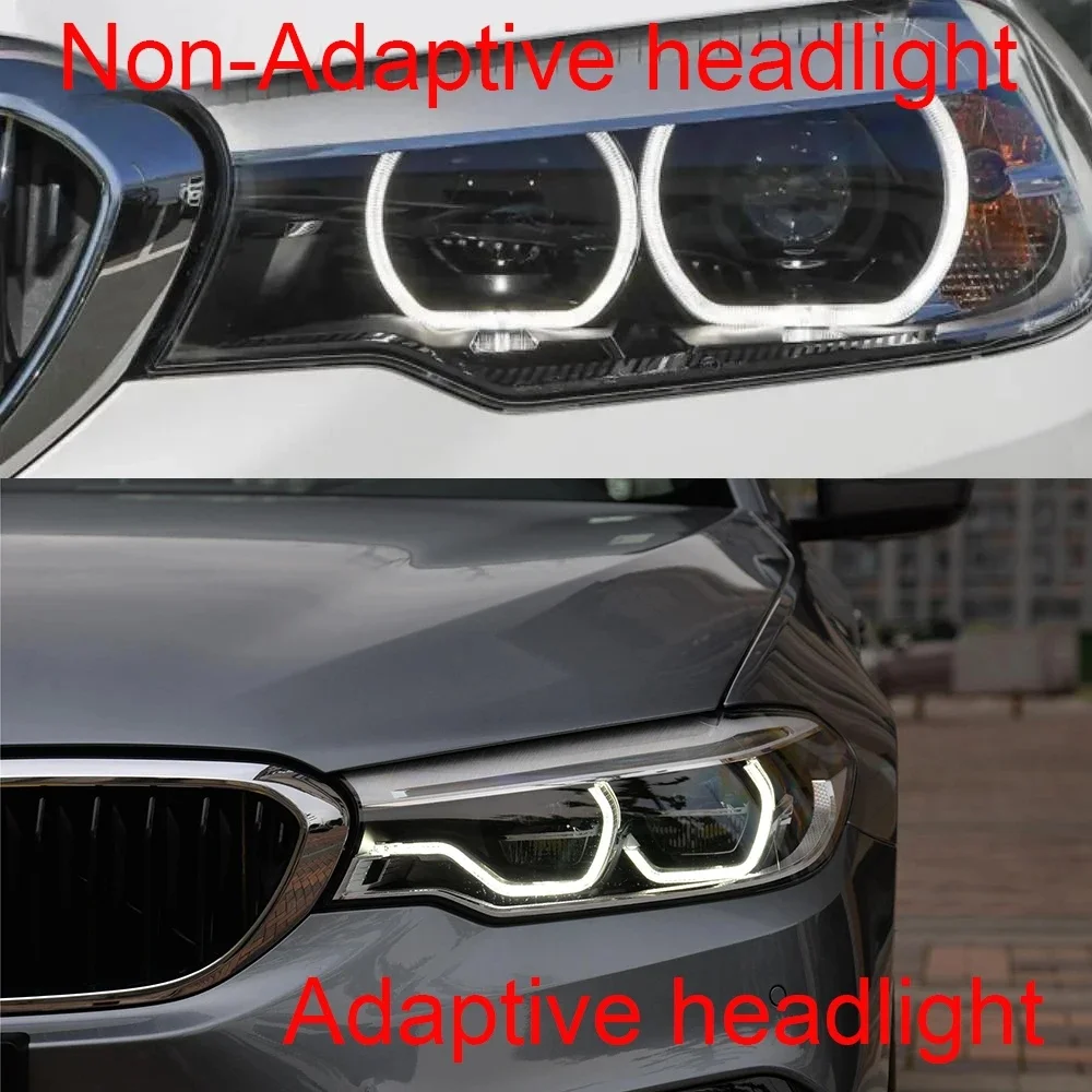 لوحات LED DRL لـ 2017-2020 BMW 5 Series G30 G31 F90 M5 G32 التكيف LED المصباح الأحمر النهار الجري الخفيف اكسسوارات السيارات