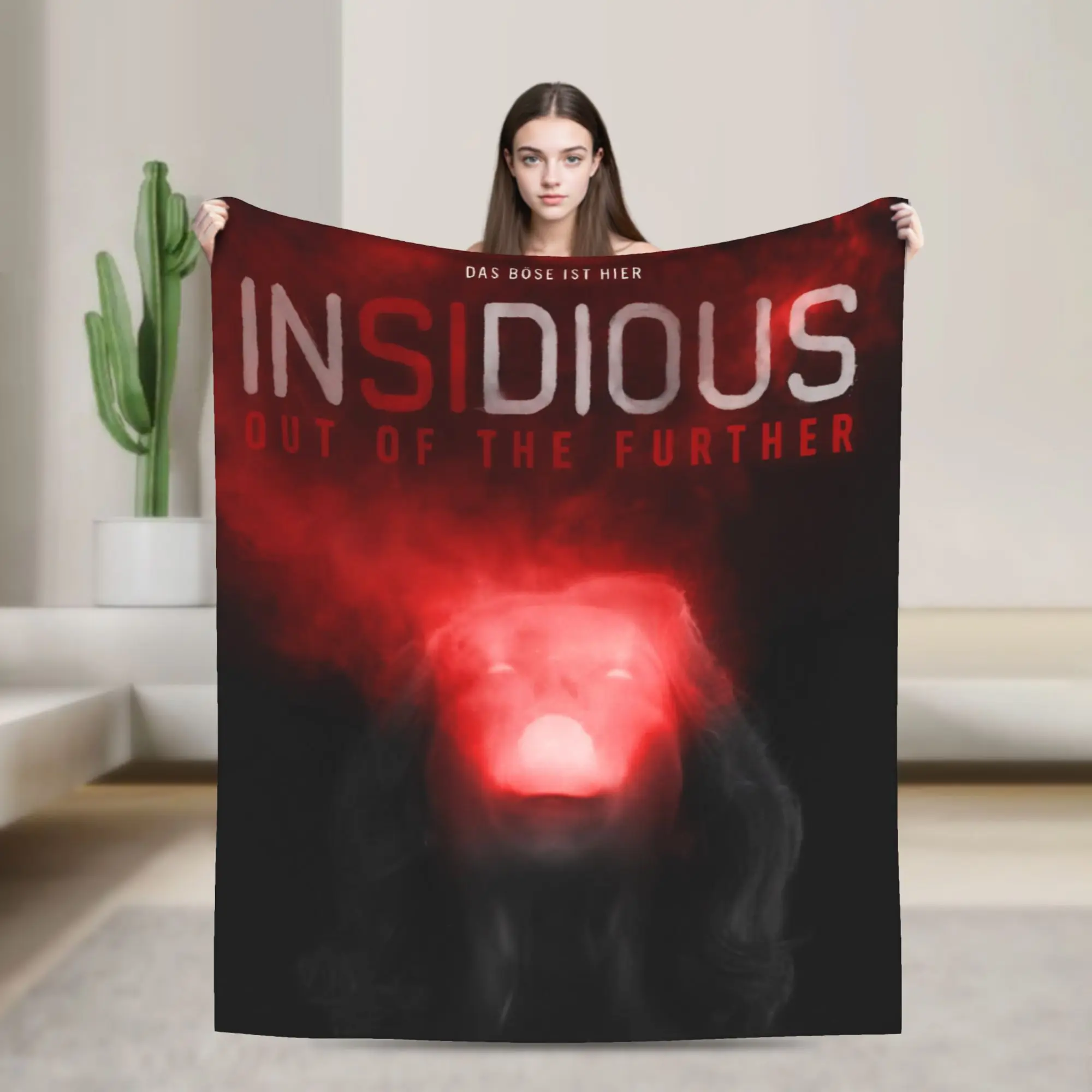 Insidious Movie 2026 Throw Blanket for Couch  Fuzzy Soft Plush Blanket 50x60 Inch Multi-size Bedspread for All Seasons