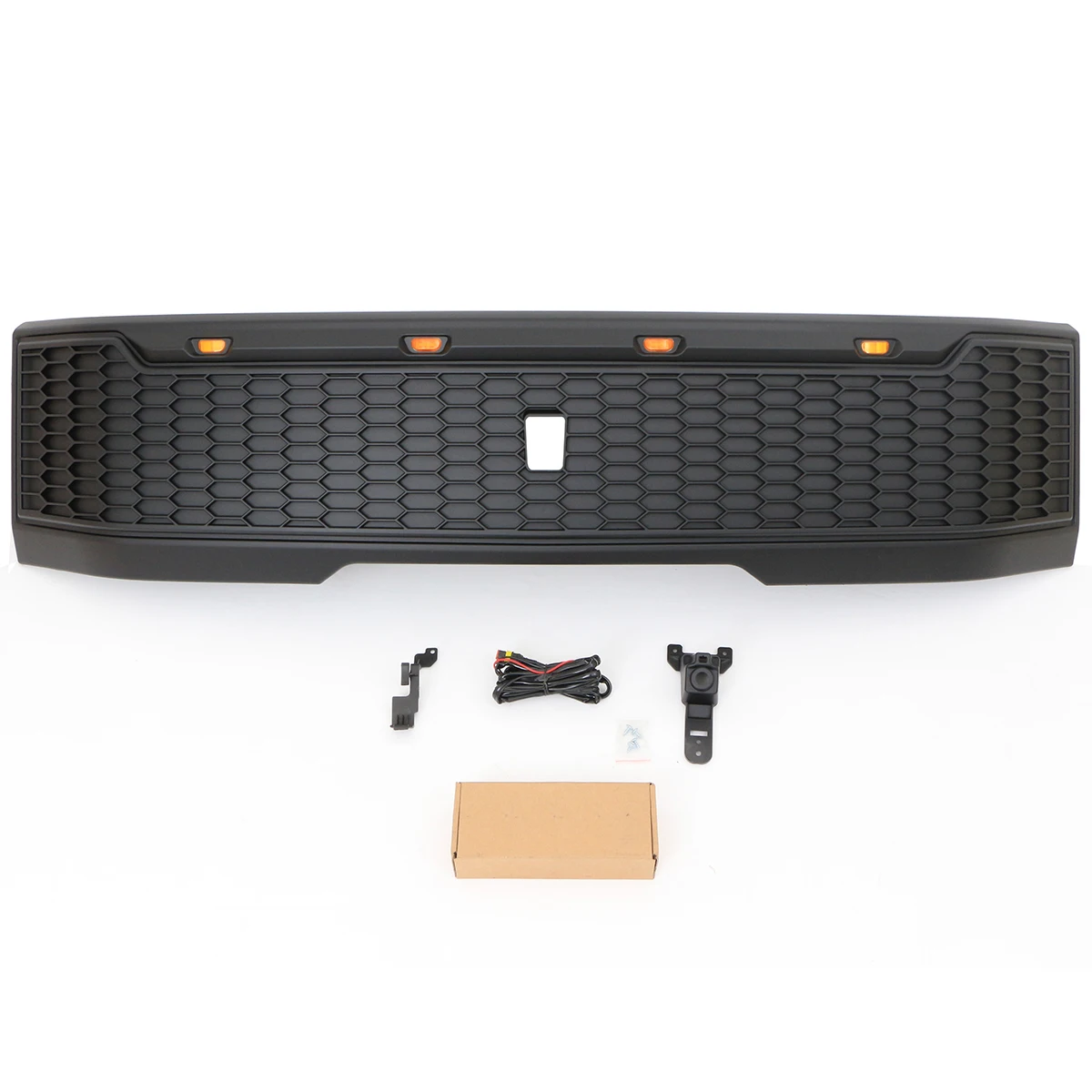 F-150 Front Grill With Led Lights Bumper Grille Auto Parts Accessories  Fits For 2023 Ford F150 Lightning Grill