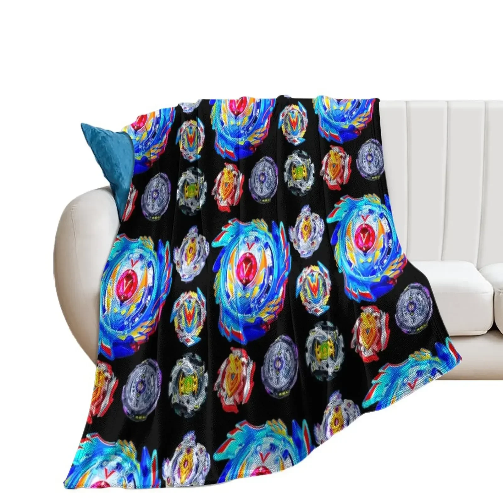 

Beyblade Throw Blanket Large Luxury St for sofa Flannel Fabric Blankets