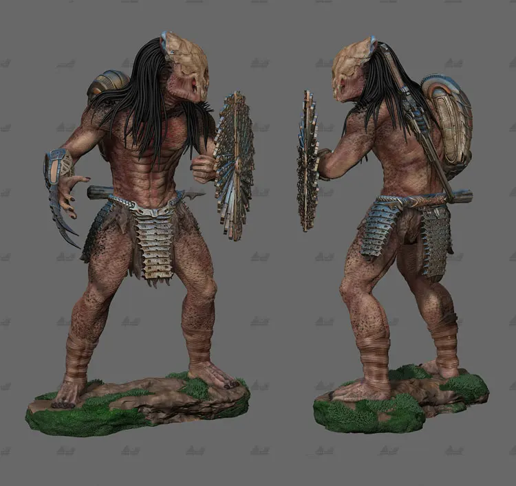 

1/24 75mm 1/18 100mm Resin Model Predator Figurine Unpaint No Color RW-947