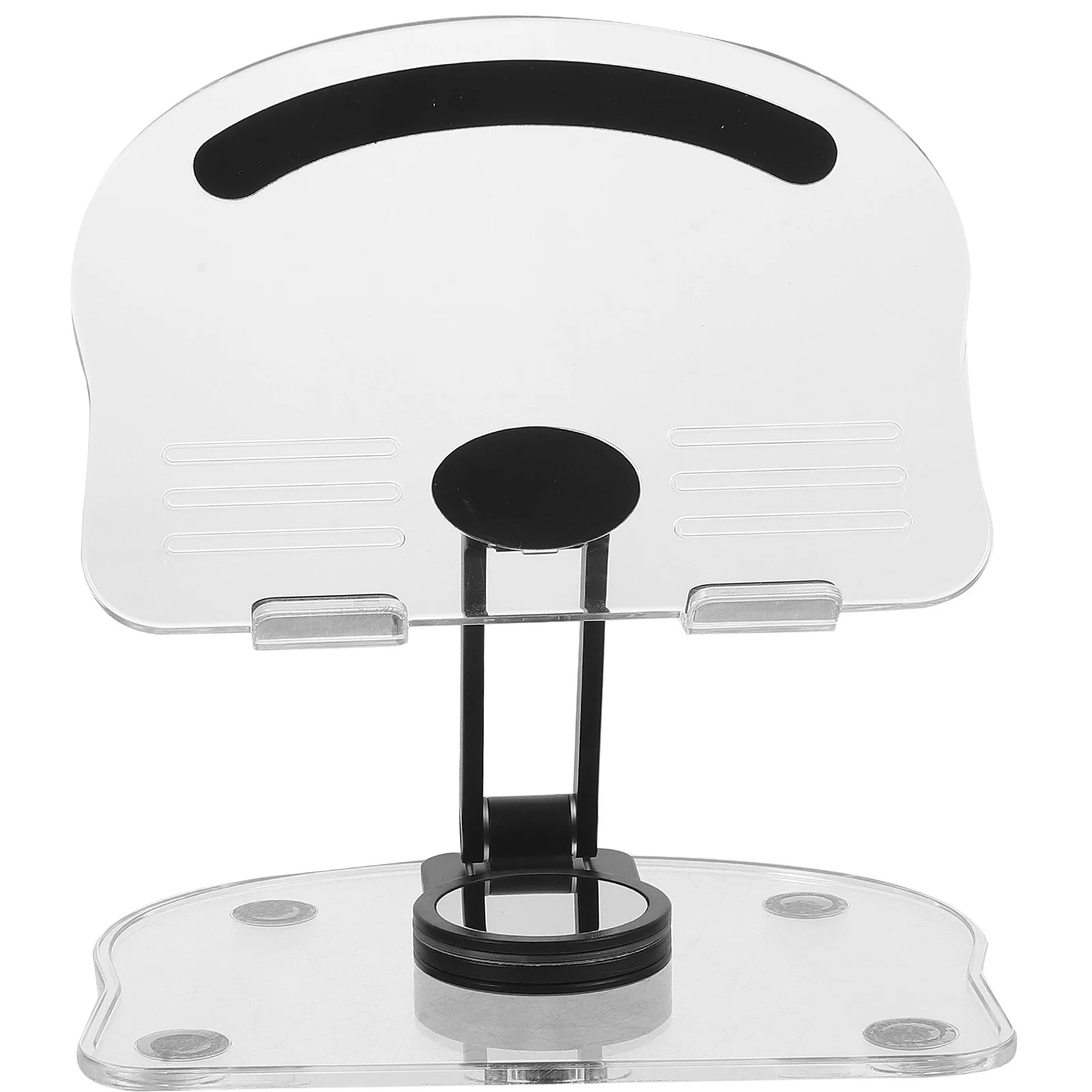 

Rotatable Phone Holder Acrylic Tablet Stand Adjustable Desktop Tablet Bracket for Office Library Home Kitchen Video Watching