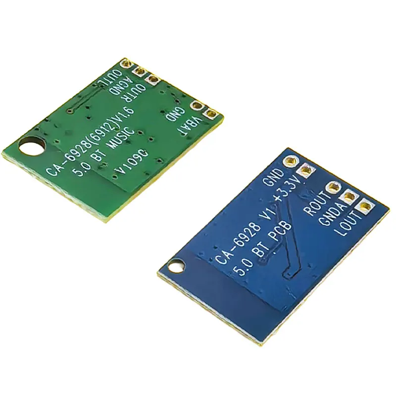 1-5PCS Mono Bluetooth 5.0 Audio Module CA-6928 DC3.3-6V for Wireless Music Player Speaker Receiver Modified Amplifier Board