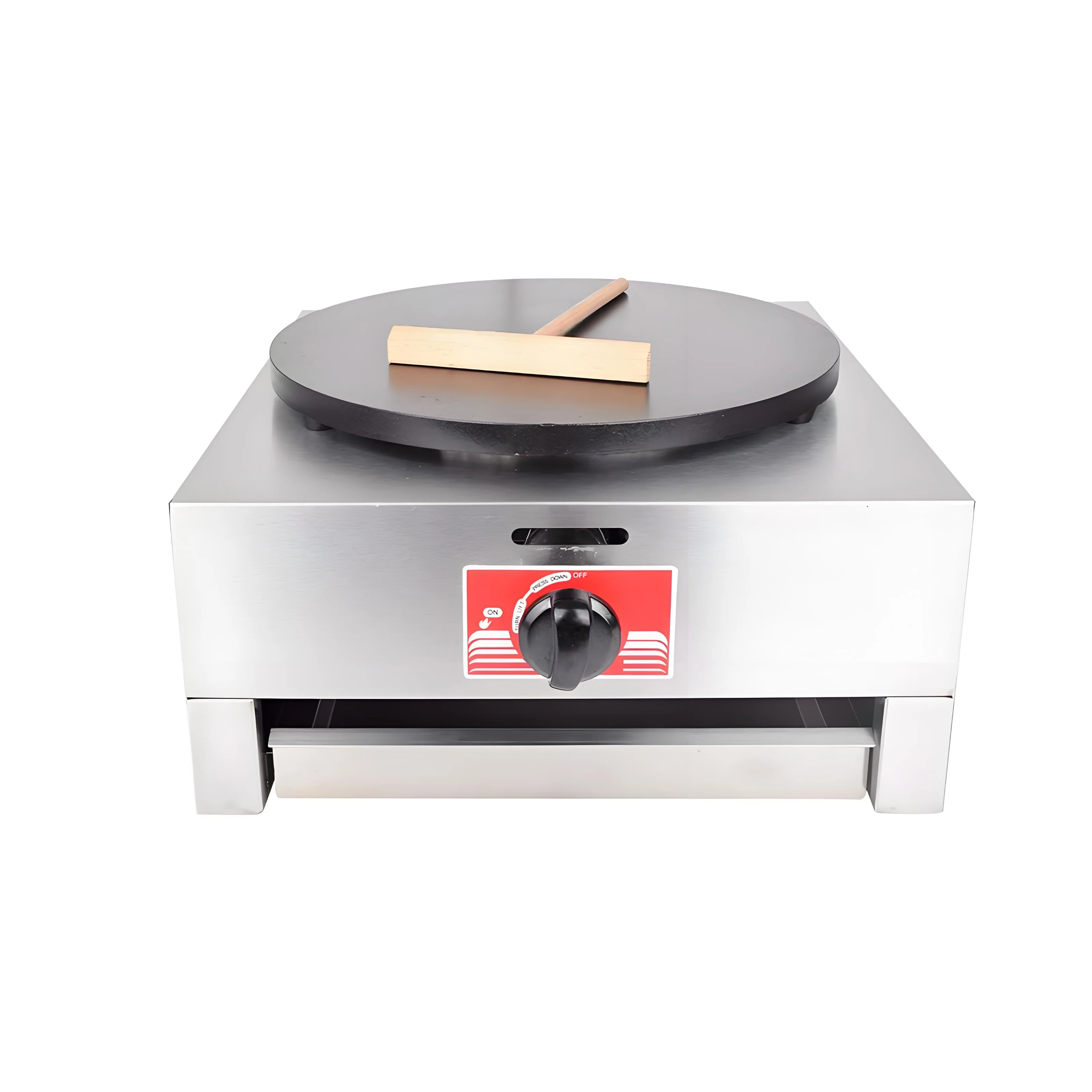 Commercial Gas Stainless Steel Non-Stick Crepe Maker Pancake Machine Cori Hot Plate Industrial Iron Plate for Food Truck