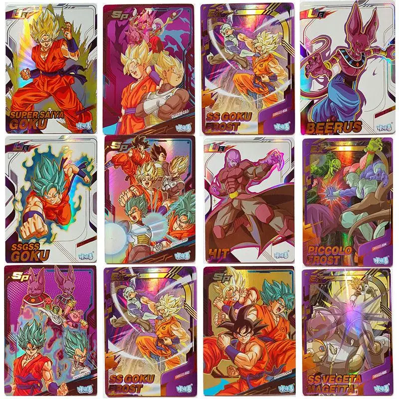 Anime Dragon Ball Beerus Son Goku Son Gohan Sp Ur Ex Card Game Collection Rare Cards Children\'s Toys Surprise Birthday Gifts