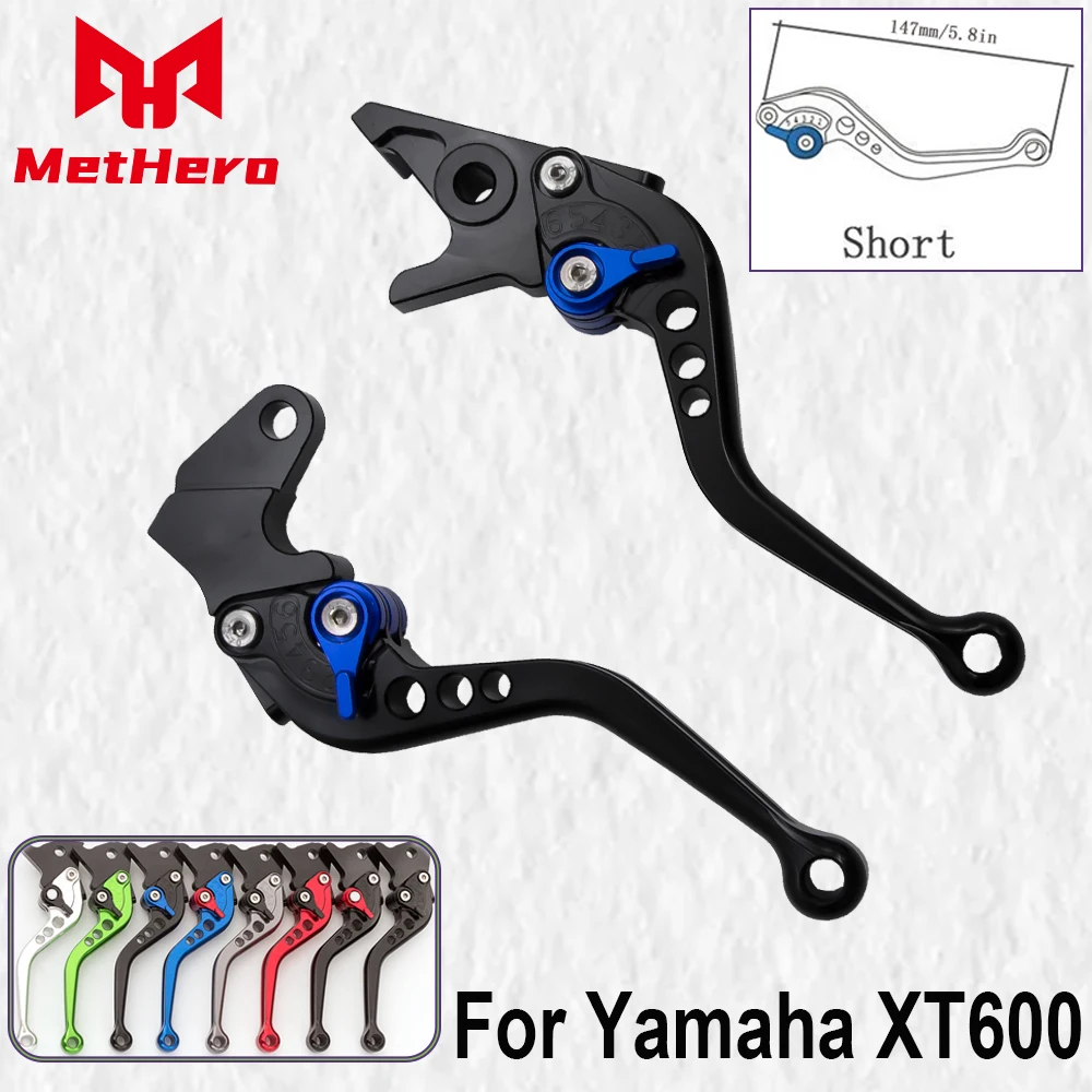 

CNC Motorcycle Adjustable Brake Clutch Levers Fit Yamaha XT600 xt 600 1984-2016 YFZ 450 2004-2006 XTZ125 2014-2018 Virago700/750