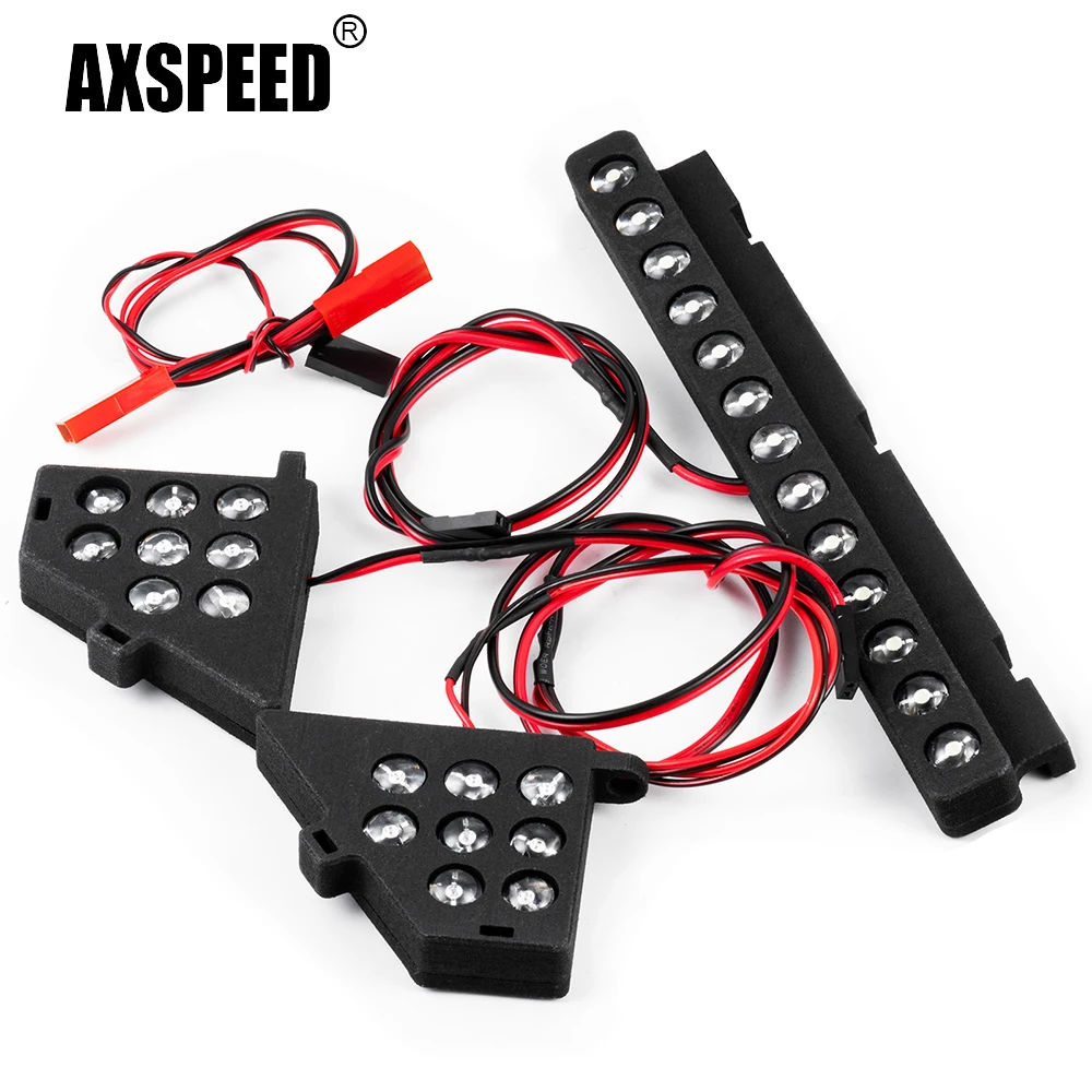 

AXSPEED Моделирование фар и задних фонарей, группа светодиодных фонарей для Losi 1/5 5IVE-T 2,0, детали для обновления радиоуправляемого автомобиля