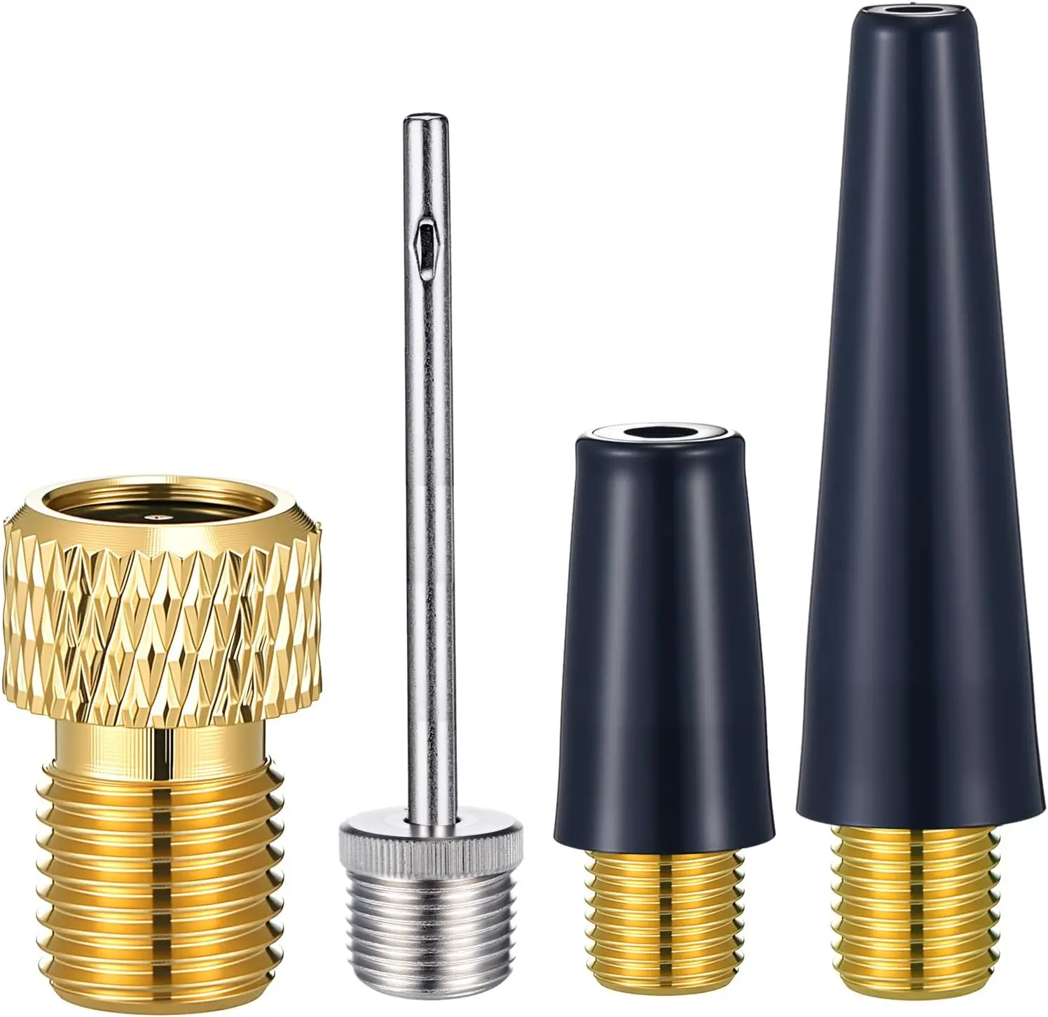 

Набор из 4 игл для воздушного насоса для накачивания мячей, игрушек и велосипедных шин - прочные металлические и пластиковые аксессуары