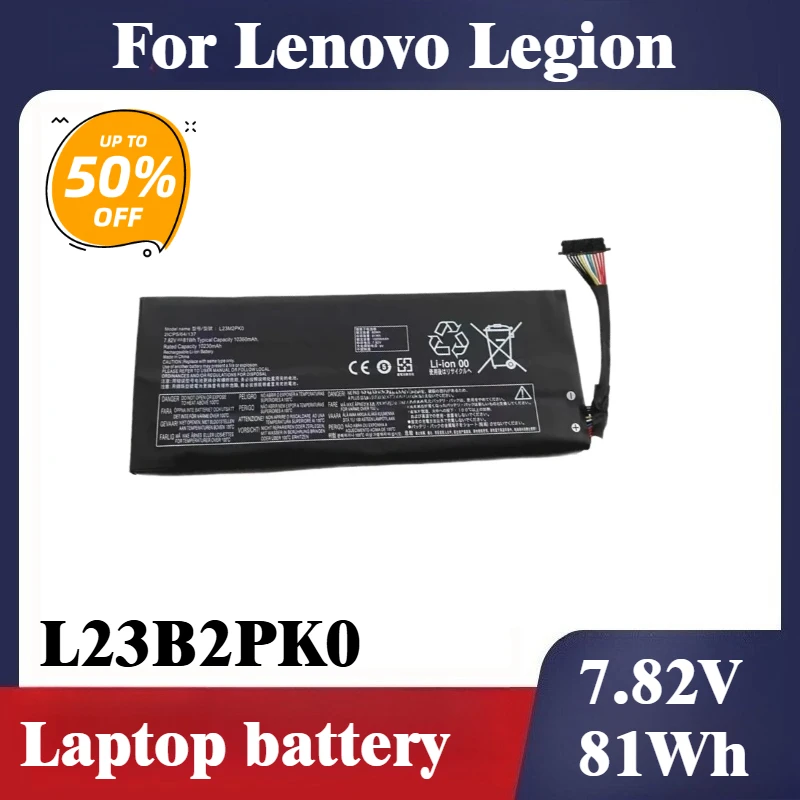 

Brand New High Quality 81Wh L23B2PK0 Laptop battery For Lenovo Legion Go 8APU1 AMD Z1 Extreme Gaming Handheld PC Upgrade Diy