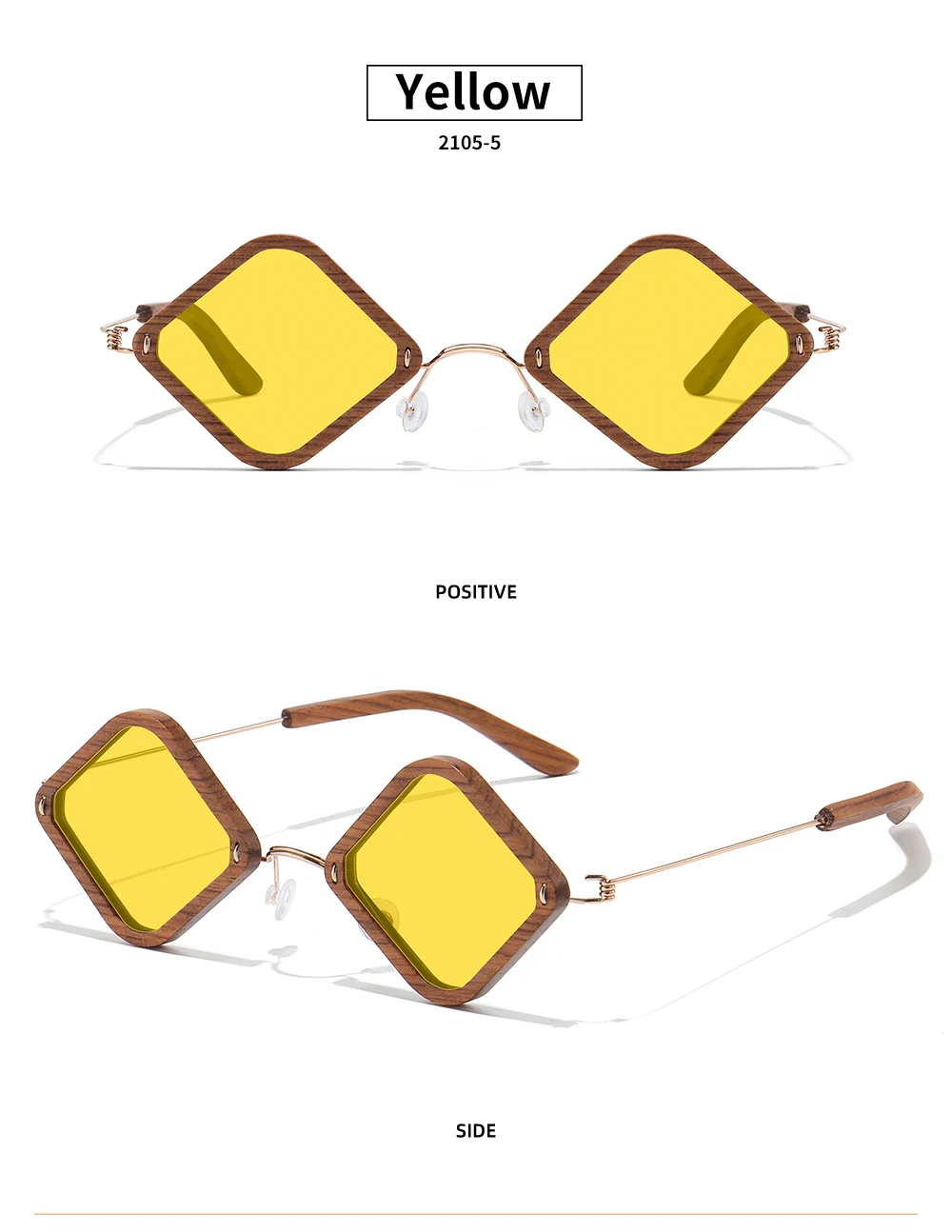 GM Holz-Sonnenbrille für Erwachsene, handgefertigt aus brasilianischem Palisanderholz, polarisierte Gläser mit Spiegelbeschichtung, Brillen mit Geschenkbox 2105 – Detail 13
