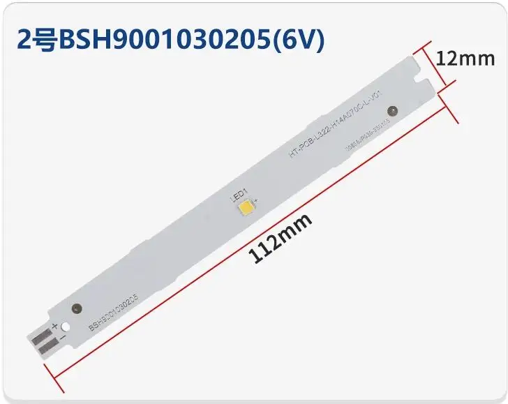 new For Siemens Bosch Refrigerator for Refrigeration Lighting LED Strip BSH 9001030205 9001069888 3V Parts