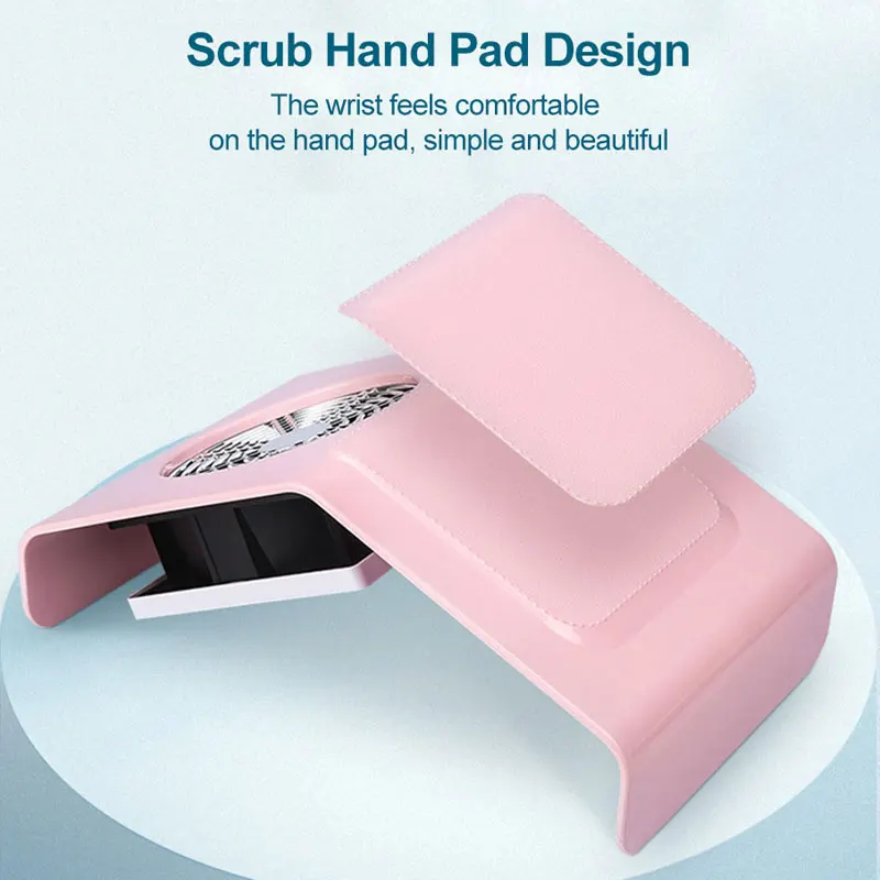 เครื่องดูดฝุ่นเล็บที่ทนทาน 40W พร้อมถุงเก็บทดแทน, เครื่องดูดฝุ่นแต่งเล็บแบบพกพาสําหรับเล็บ, ร้านเสริมสวยบ้านและการเดินทาง