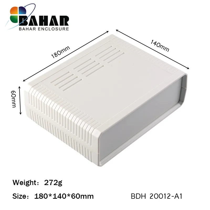 Bahar Brand Enclosure ABS Plastic Housing Desk-top shell Wire Junction Box Instrument Case MODEL BDH 20012