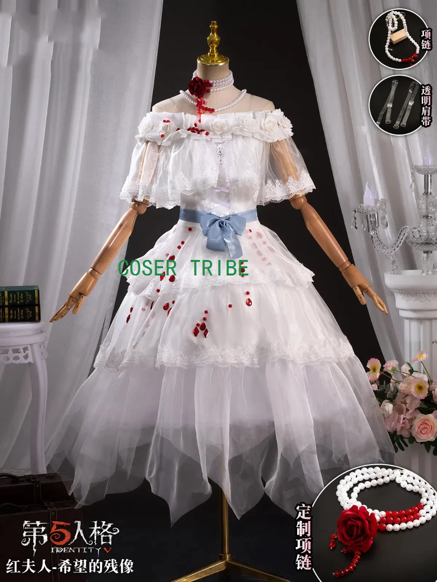 Identity V Marie The Red Lady Afterimage Of Hope Dress Cosplay Costume Cos Game Anime Party Uniform Hallowen Play Role Clothes