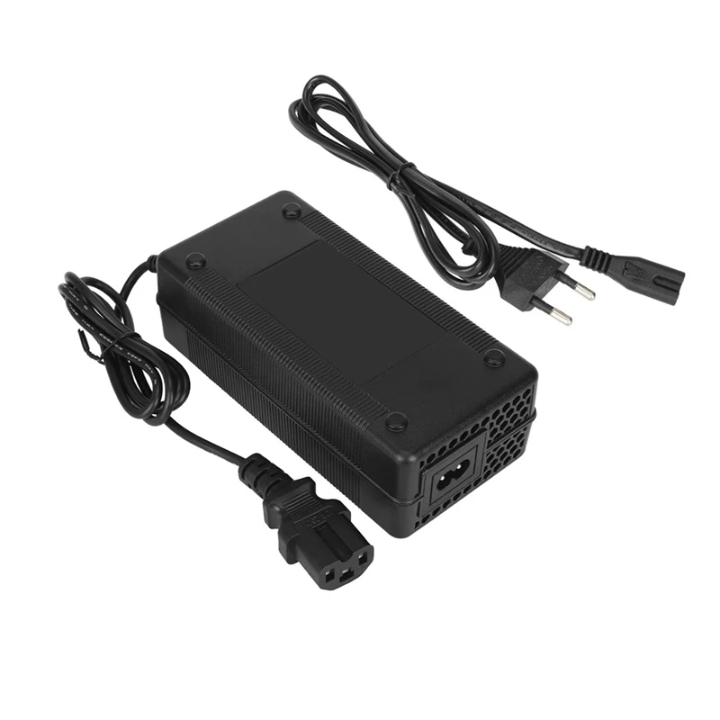 

48V-54.6V 2A Charger Triangular Plug Power Adapter Plug Connector for Electric Vehicles Scooters US Plug