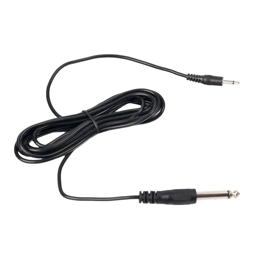 Male 6.35mm to Male 3.5mm Stereo Audio Cable for Electric Guitar Bass Violin Parts