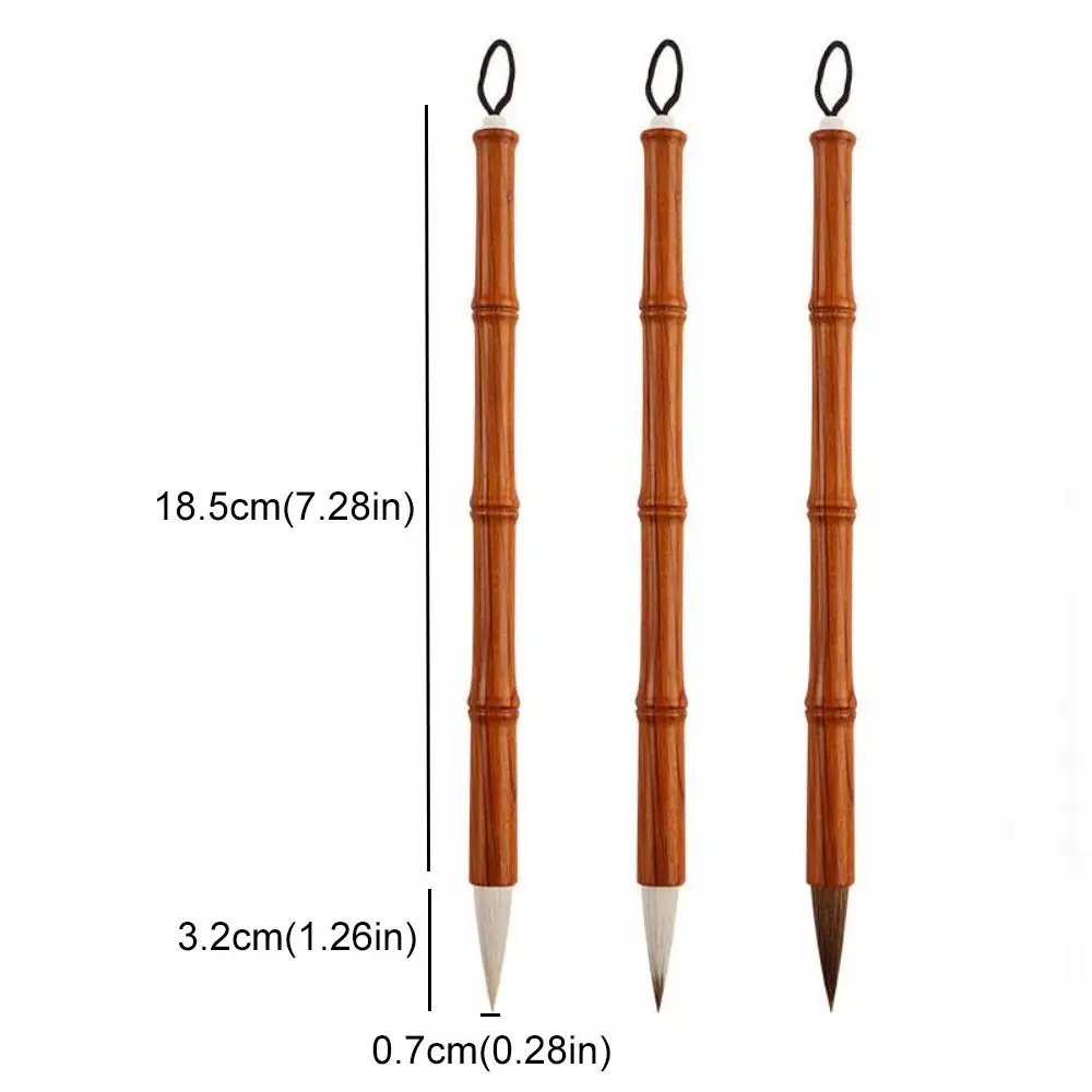 

Professional Oil Watercolor Chinese Calligraphy Brush Oil Painting Wood Scriptures Writing Brush Wolf Hair Art Paint Brush Class