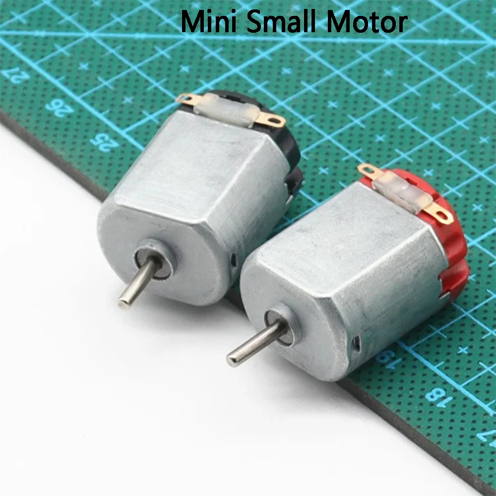 5Piece 3V 15000RPM Mini DC Motor Micro DC Motor for DIY Toys Hobbies Smart Car MOTOR 130 Small  Red/Black