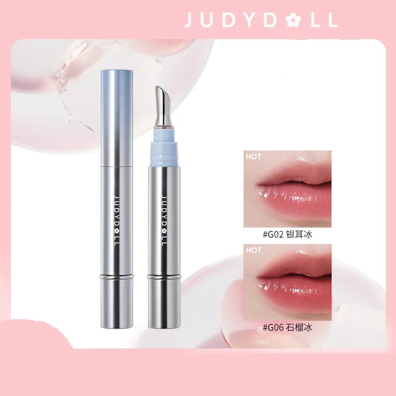 

Judydoll Ice Diamond Essence Lip Honey Ice Iron Mirror Watershine Film Forming Lip Glaze Cosmetics