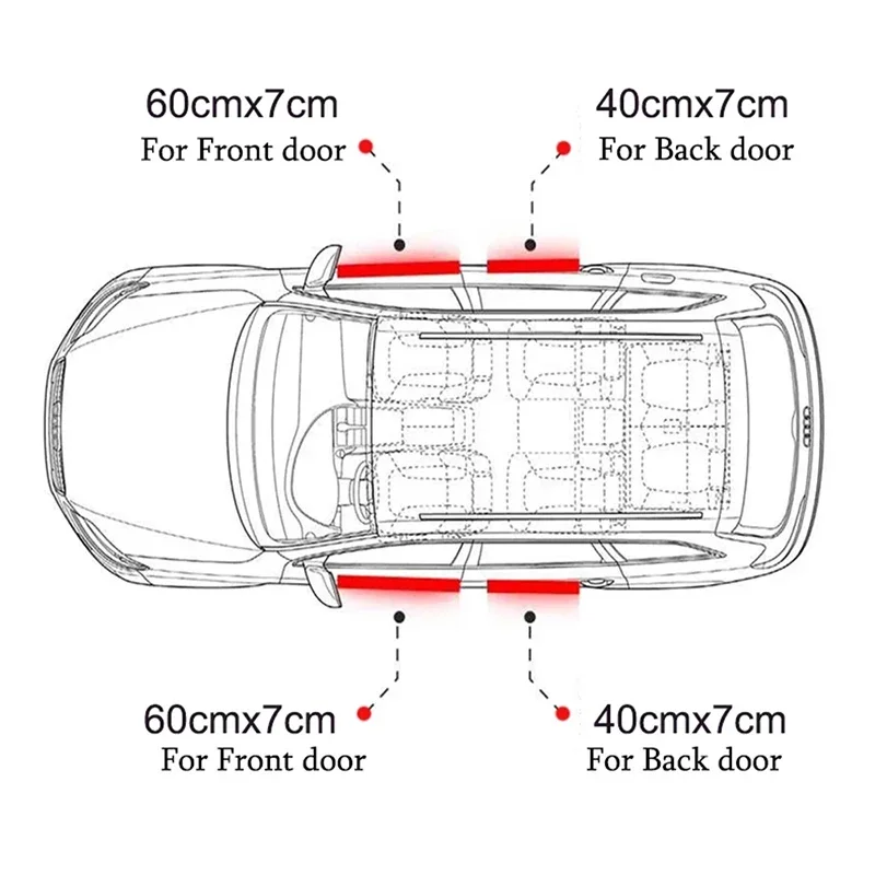 4PCS Car Door Sill Protector Carbon Fiber Threshold Anti-Scratch Stickers for Suzuki Baleno 2022 2021 2019 2018 2017 Accessories