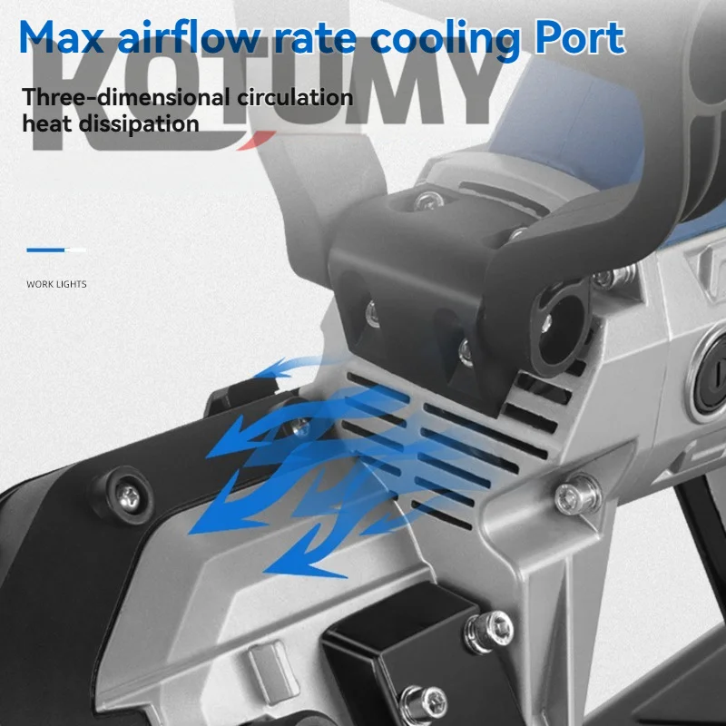 1500W Metal Cutting Machine Metal-cutting Band Saw Metal Band Sawing Machine Adjustable Speed Sawing Machine