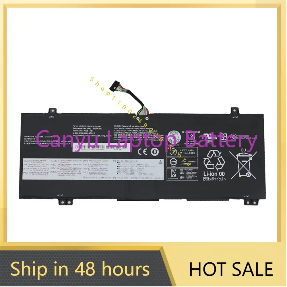 

Battery L18M4PF3 L18C4PF4 L18M4PF4 L18C4PF3 For Lenovo Ideapad Xiaoxin S540-14 S540-14 Air 14-2019 15.36V 45wh 2800mAh