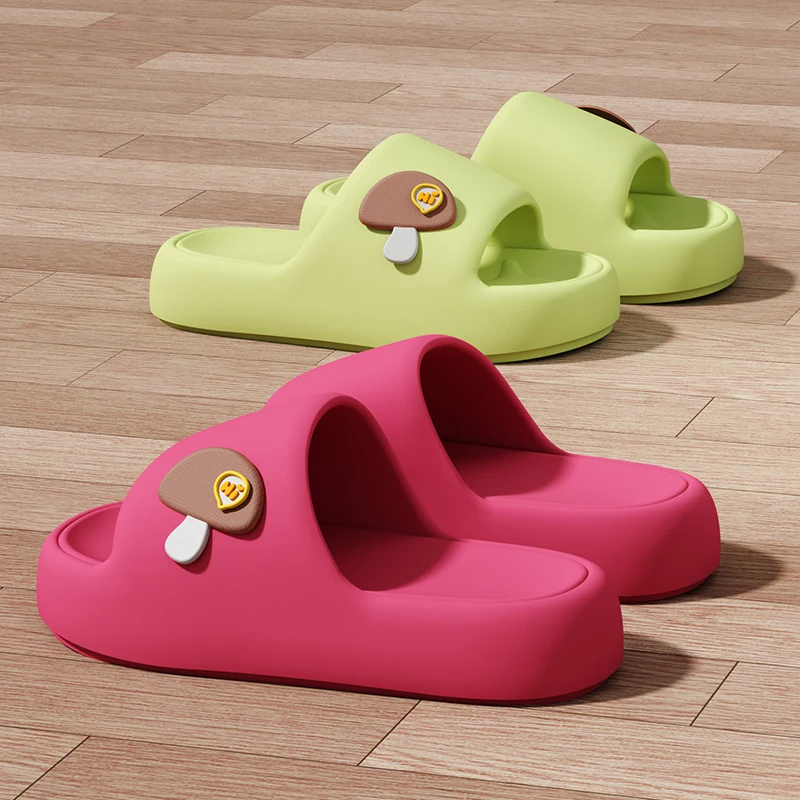 Lightweight Soft Sole Couple Home Slippers Women Summer Comfortable Eva Platform Slides Woman Indoor Non Slip Bathroom Flip Flop image 6