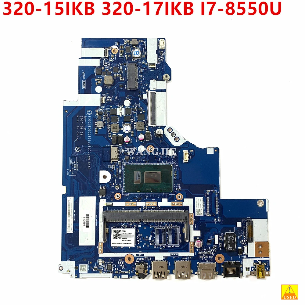 

Материнская плата для ноутбука Lenovo Ideapad 320-15IKB 320-17IKB V320-17IKB CPU 5B20P99151 i7-8550U