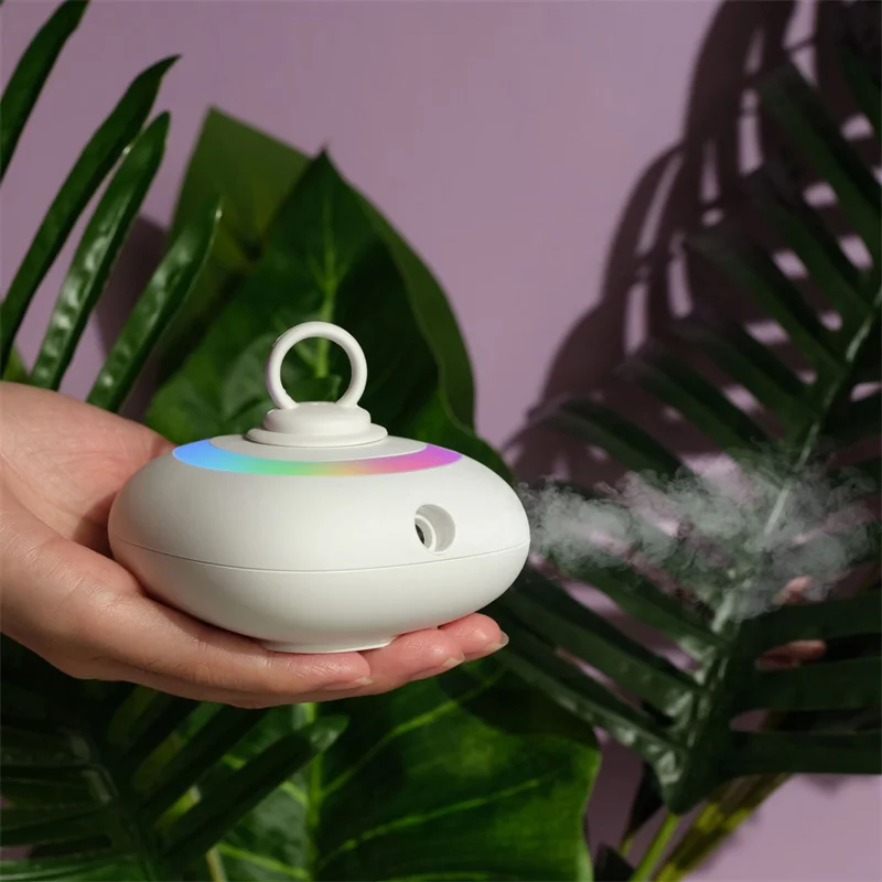 Rechargable Pure Essential Oil Aromatherapy diffuser Household ultrasonic air mute humidifier for home office with color light