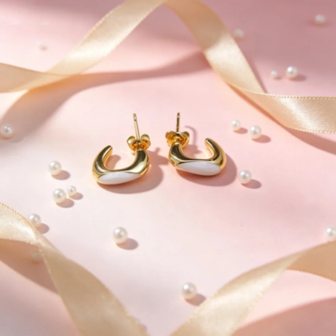 2026 Summer Refreshing and Beautiful Fairy Style Enamel Earrings, Suitable for Women As Accessories, Gifts, and Jewelry