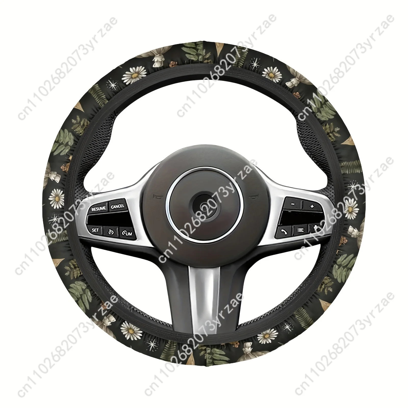 

Mushroom Snail Car Steering Wheels Cover Universal Type Environmental Friendly Comfort Non-slip Breathable Steering Wheel Wrap