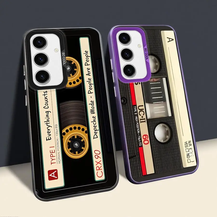 Case voor Samsung Galaxy A72 A53 A73 A26 A36 A54 A55 A52 A51 A56 A71 A35 Soft Cover Lucky Tape Patroon