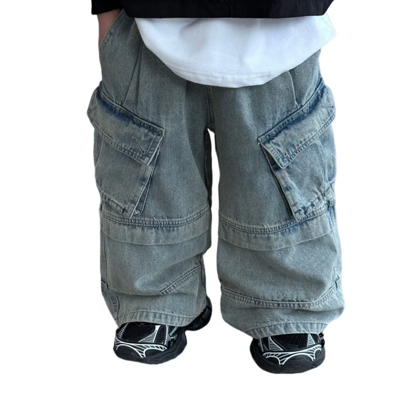 Boys Jean Pants Long Trousers Cotton 2024 New Arrive Spring Autumn Baby\'s Kids Pants Teenagers Outwear Children\'s Clothing