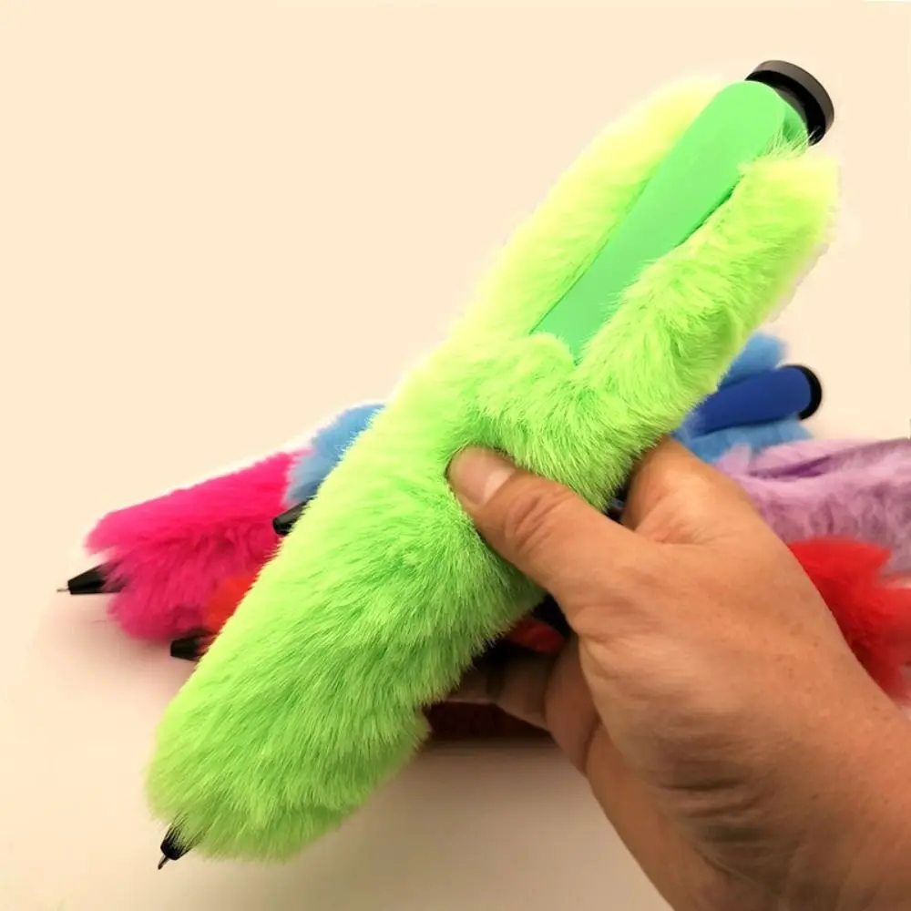 

New Plush Big Ballpoint Pen Large Fun Gift Oversize Writting Pen Plastic Creative Huge Neutral Pen School Office