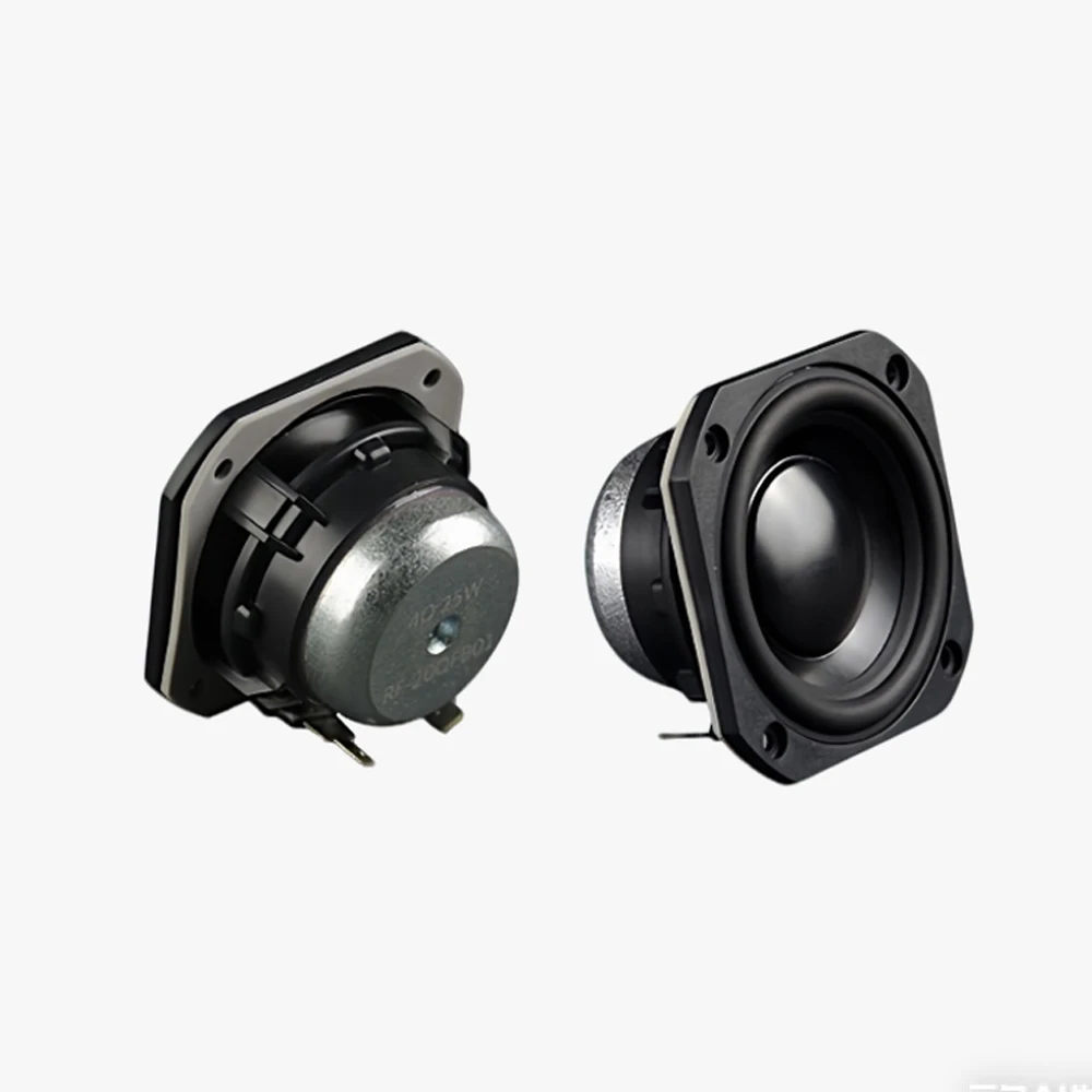 2 Altavoces de 55 mm, Rango Completo, 4 Ohmios, 25-40 W, Unidad de Altavoz de 2.17 Pulgadas, Modificación DIY, Altavoces Bluetooth para Estantería, Altavoz de Audio HiFi