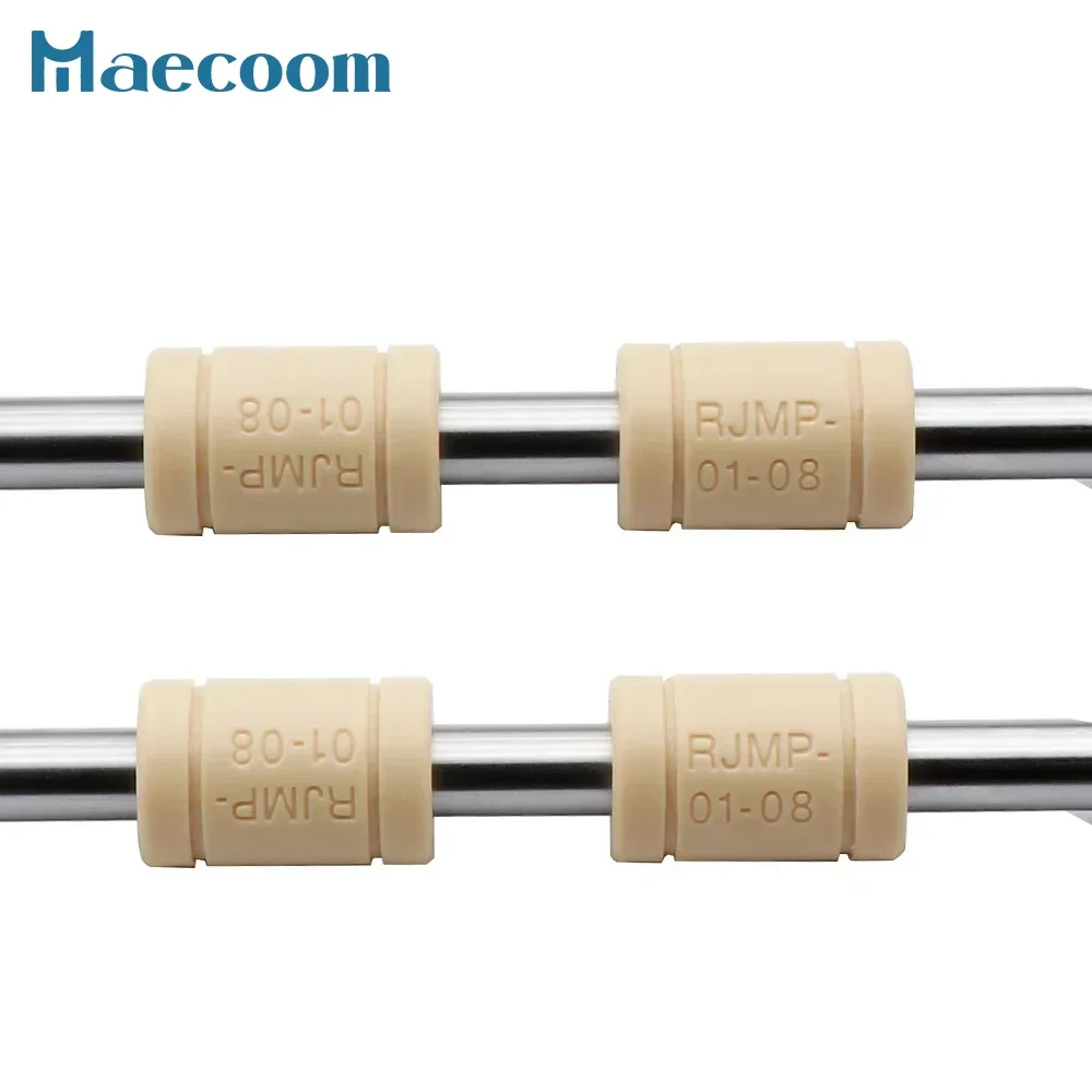 5/10pcs 3D Printer parts Solid Plasticr Bearing ID 6/8/10/12mm shaft Igus Drylin RJMP-01-06 RJMP-01-08 RJMP-01-10 RJMP-01-12