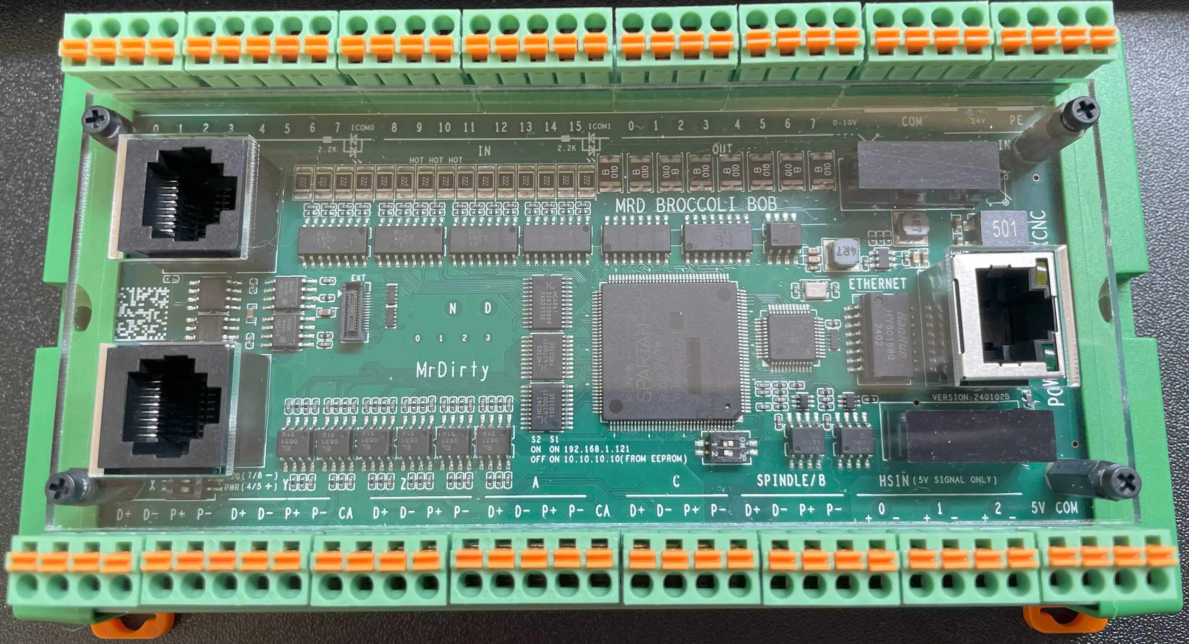 Test i opinie o kontrolerze ruchu LinuxCNC z kartą Mesa7i93 – idealny wybór dla maszyn CNC