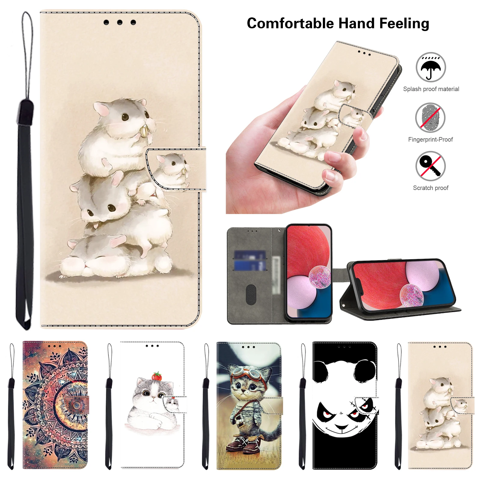 Magnetic Flip Leath…