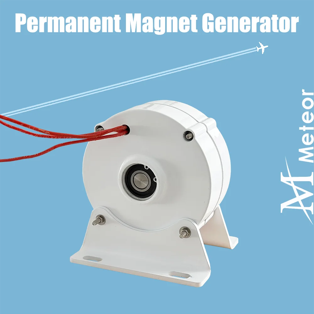 Imagem -05 - Gearless Permanent Magnet ac Alternadores para Turbina de Água Eólica Hidro de Uso Doméstico Gerador de Baixa Velocidade Fases 12v 24v 48v 500w