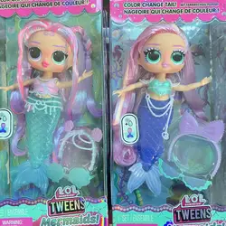 New LOL Surprise Doll Tweens Big Sister Mermaid Color Changing Doll Dress up Cute Girl Toy